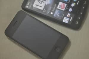 iPhone 4 and HTC HD2 iPhone 4 and HTC HD2