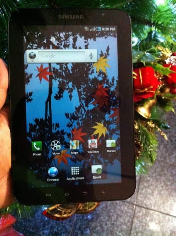 Samsung Galaxy Tab price, specifications and unboxing photos